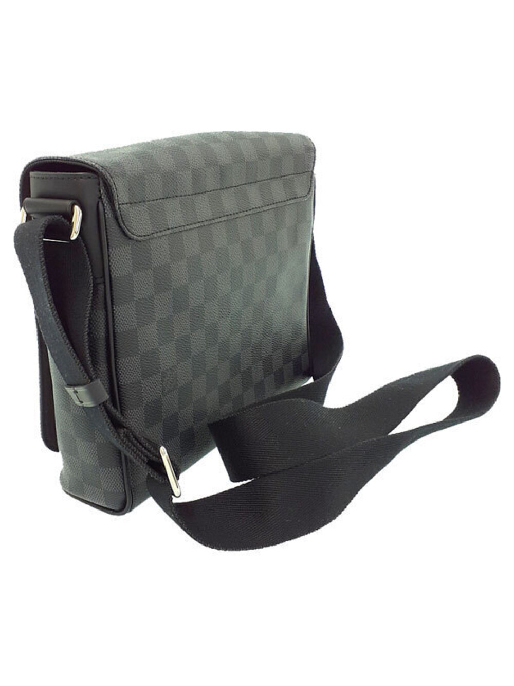 Louis Vuitton Graphite NM Shoulder Damier Black District Bag Black